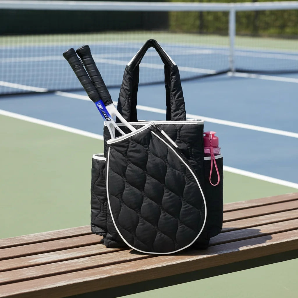 Premium Padel Racket Backpack – Quilted Sports Gear Bag