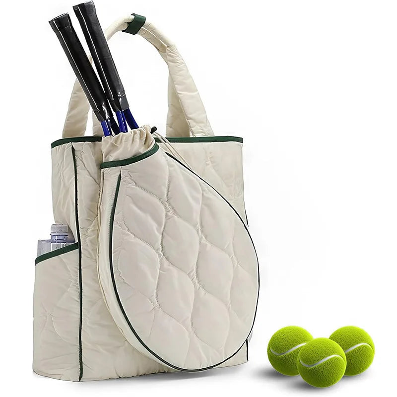 Premium Padel Racket Backpack – Quilted Sports Gear Bag