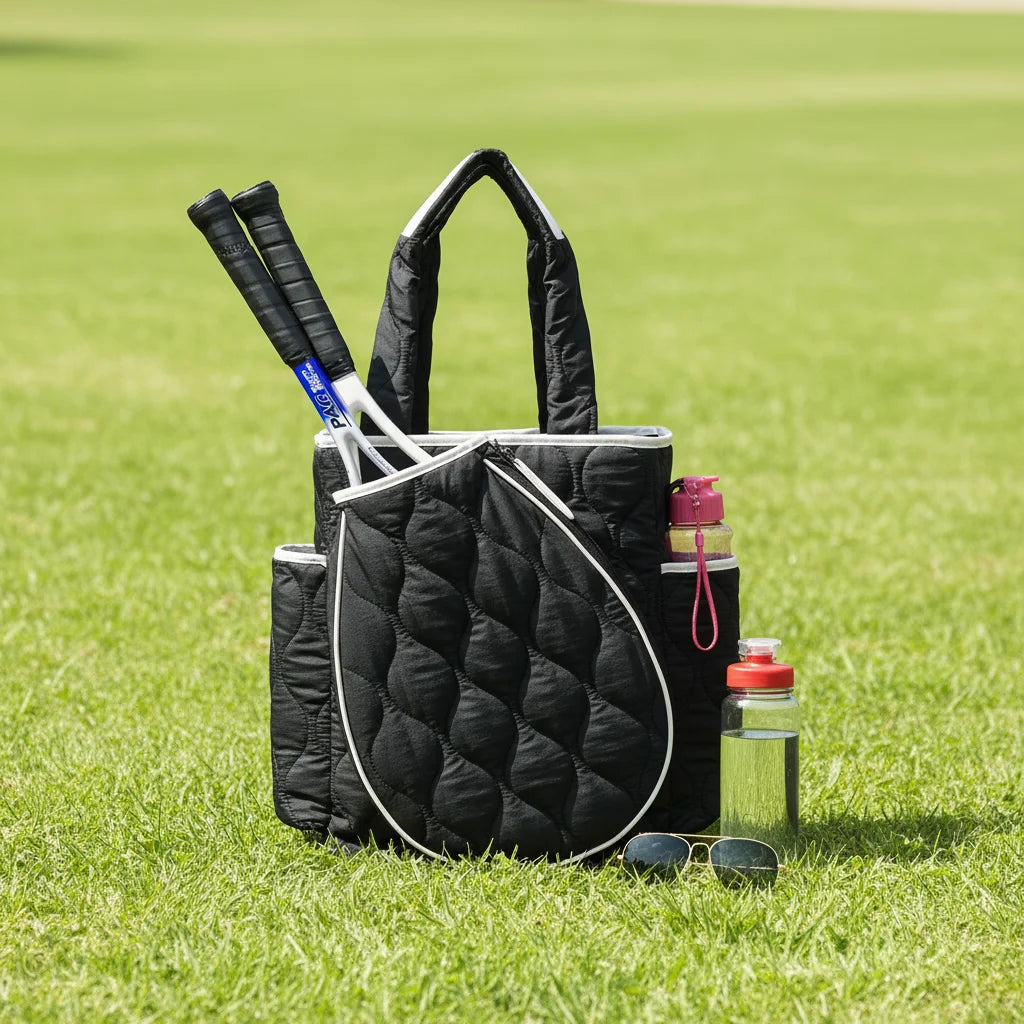 Premium Padel Racket Backpack – Quilted Sports Gear Bag