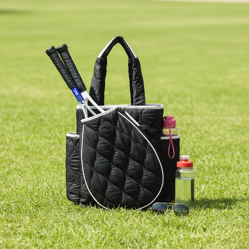 Premium Padel Racket Backpack – Quilted Sports Gear Bag