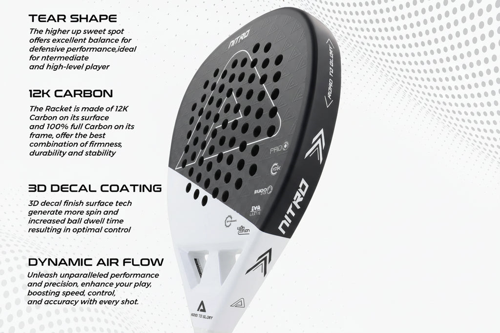 Carbon Fiber Padel Racket – Power Control Series