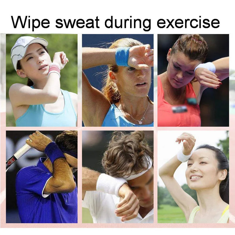 Pro Comfort Sports Sweat Wristbands (2PCS)